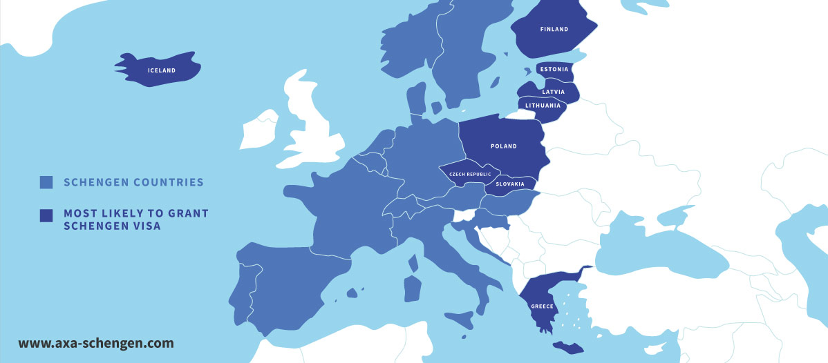 Which Countries are the Easiest to Obtain a Schengen Visa from?